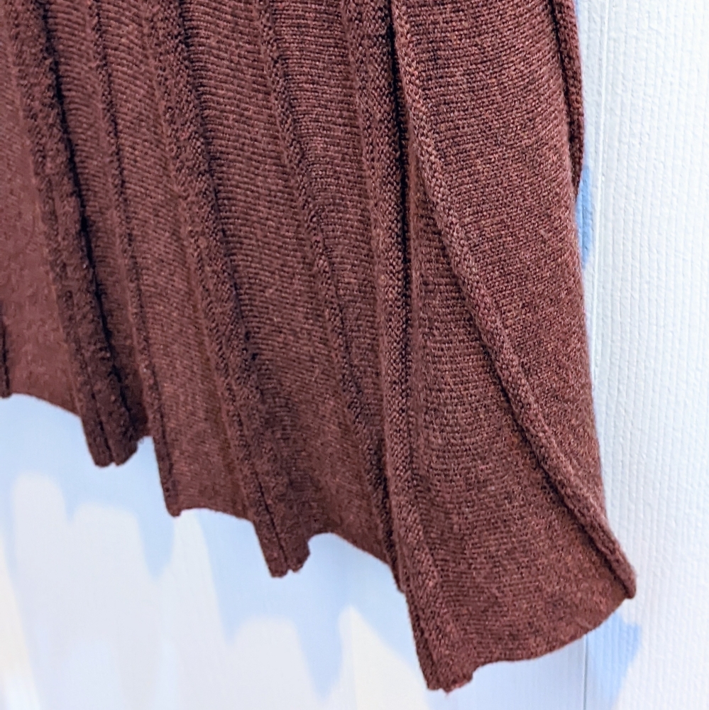 Max Studio Arabian Spice Brown Fall Knit Dress. XS.